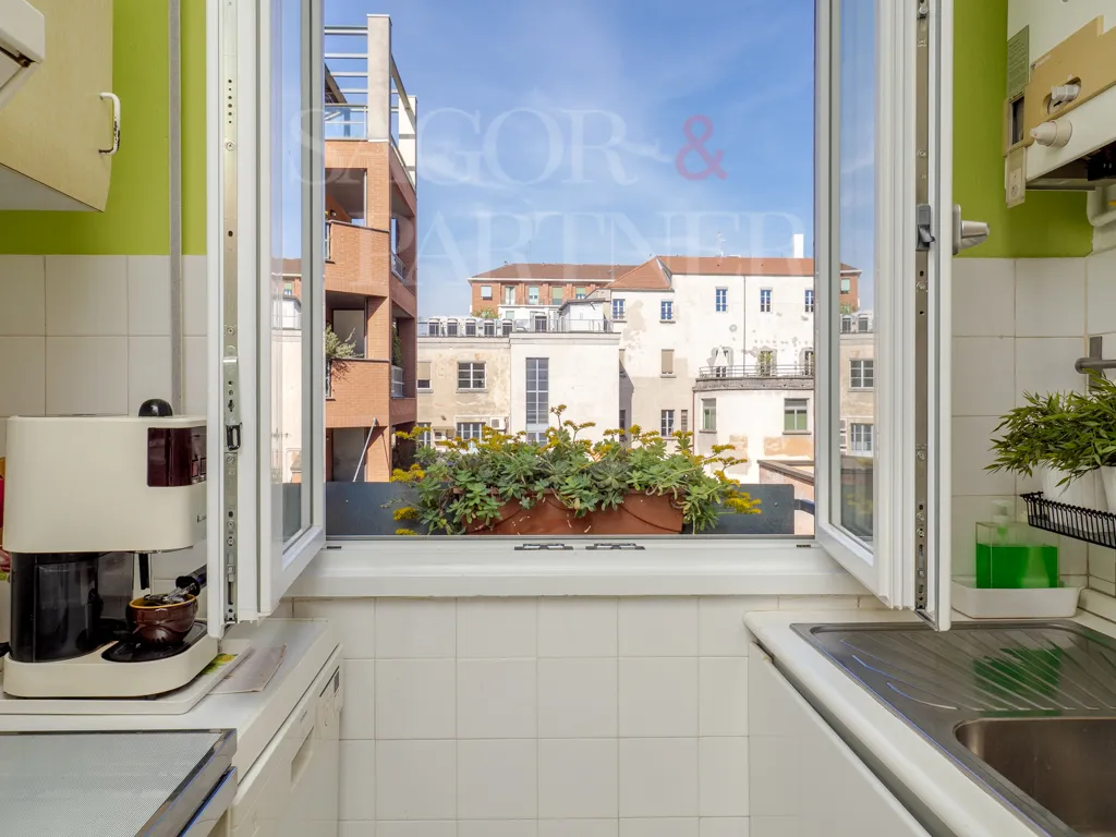 Quadrilocale Milano Viale Coni Zugna - Vista Cucina Abitabile